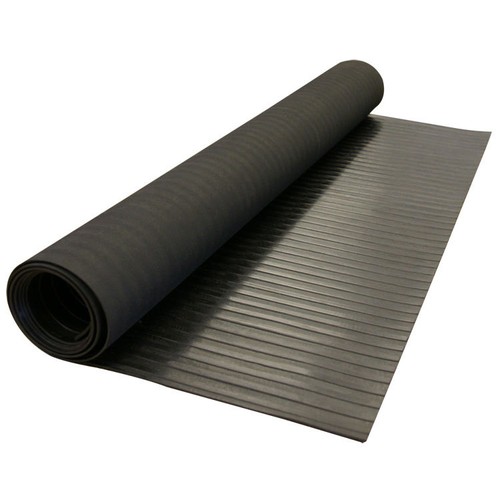 Black broad ribbed van taxi - ribbed,